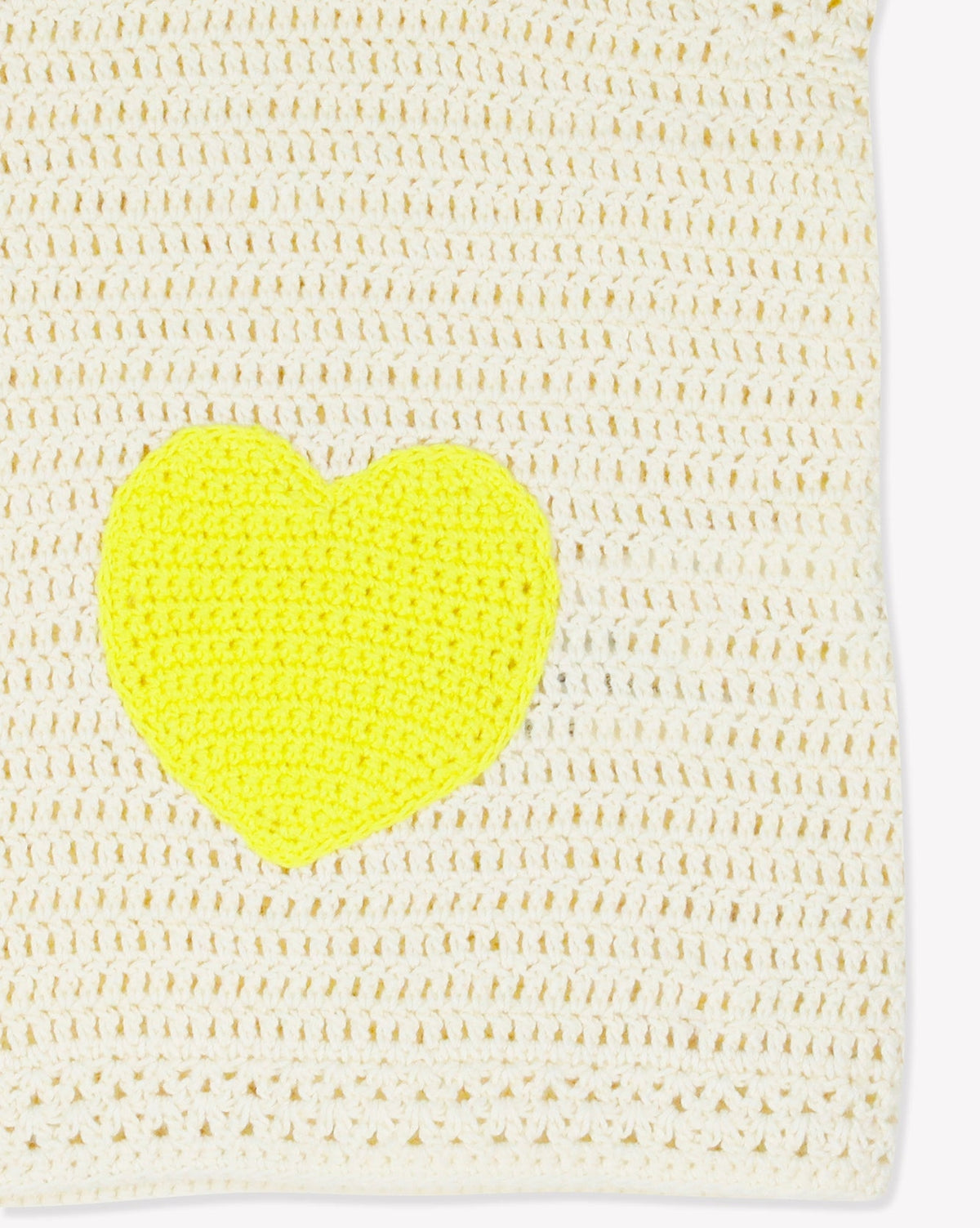 Crocheted cotton Lanzarote top - Ecru Bonton