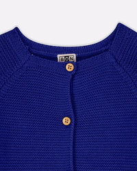 Lady cotton cardigan - Crazy Blue