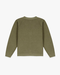 Lorenzo cotton cardigan - Kayak Khaki