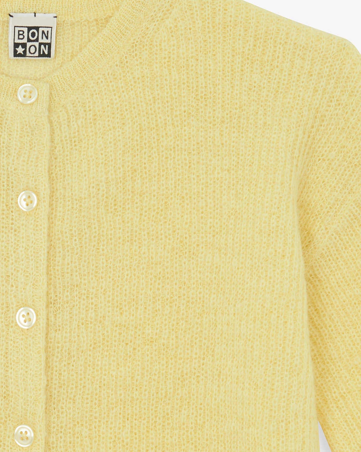 Lizbeth ribbed cardigan - Limoncello