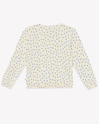 Cardigan Lilou ajouré en coton - Bleu Fou