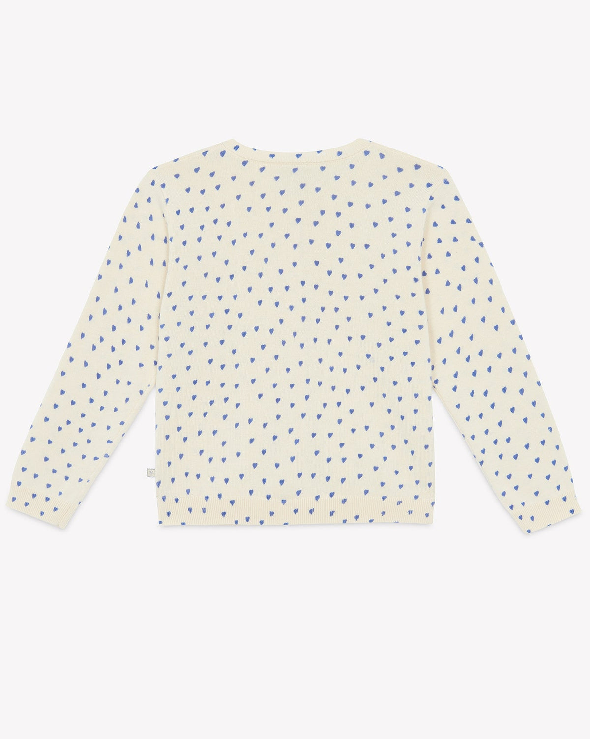 Cardigan Lilou ajouré en coton - Bleu Fou