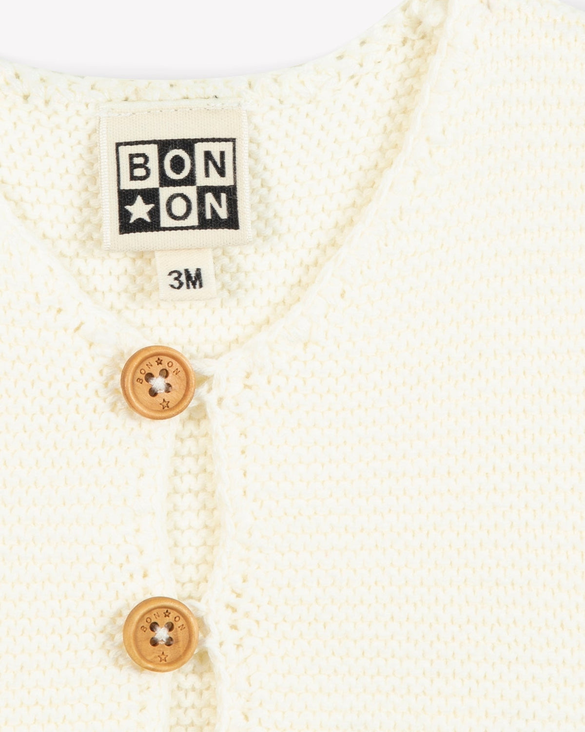 Léon cotton waistcoat - Ecru Bonton