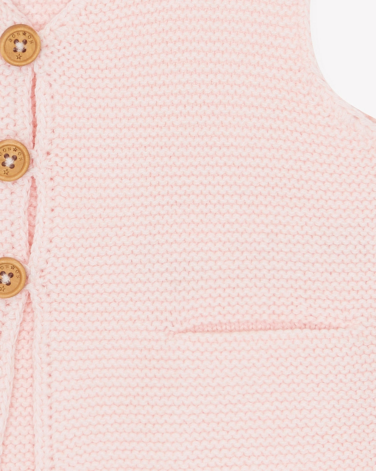 Léon cotton cardigan - Perfect Pink