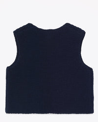 Léon cotton waistcoat - Midnight Blue