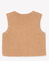 Léon cotton waistcoat - Sieste Beige