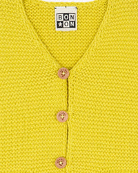 Léon cotton waistcoat - Lemon