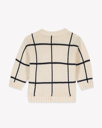 Misty cotton jumper - Ecru Bonton