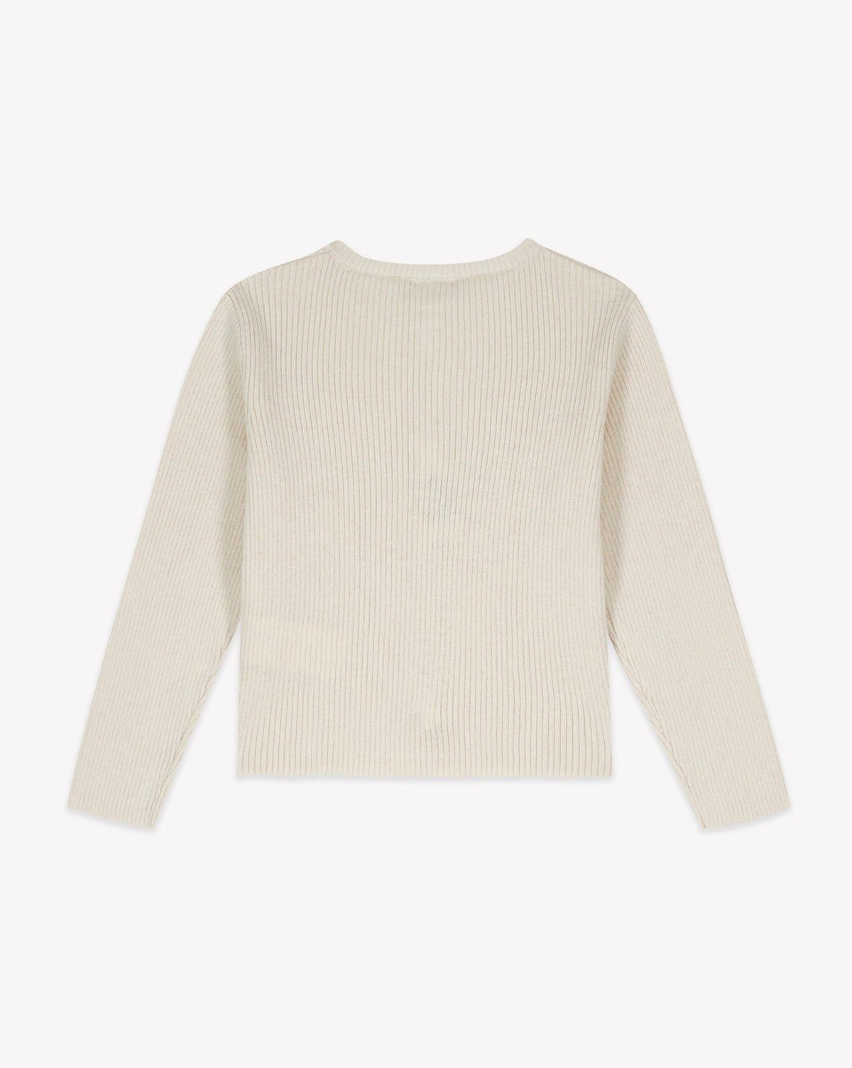Paminot woollen cardigan - Ecru Bonton