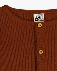 Paminot wool cardigan - Nocciolata