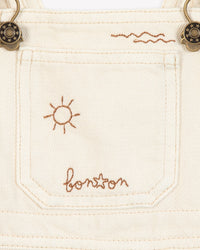 Lazlo cotton dungarees - Ecru Bonton