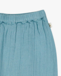 Laos cotton trousers - Fish Blue