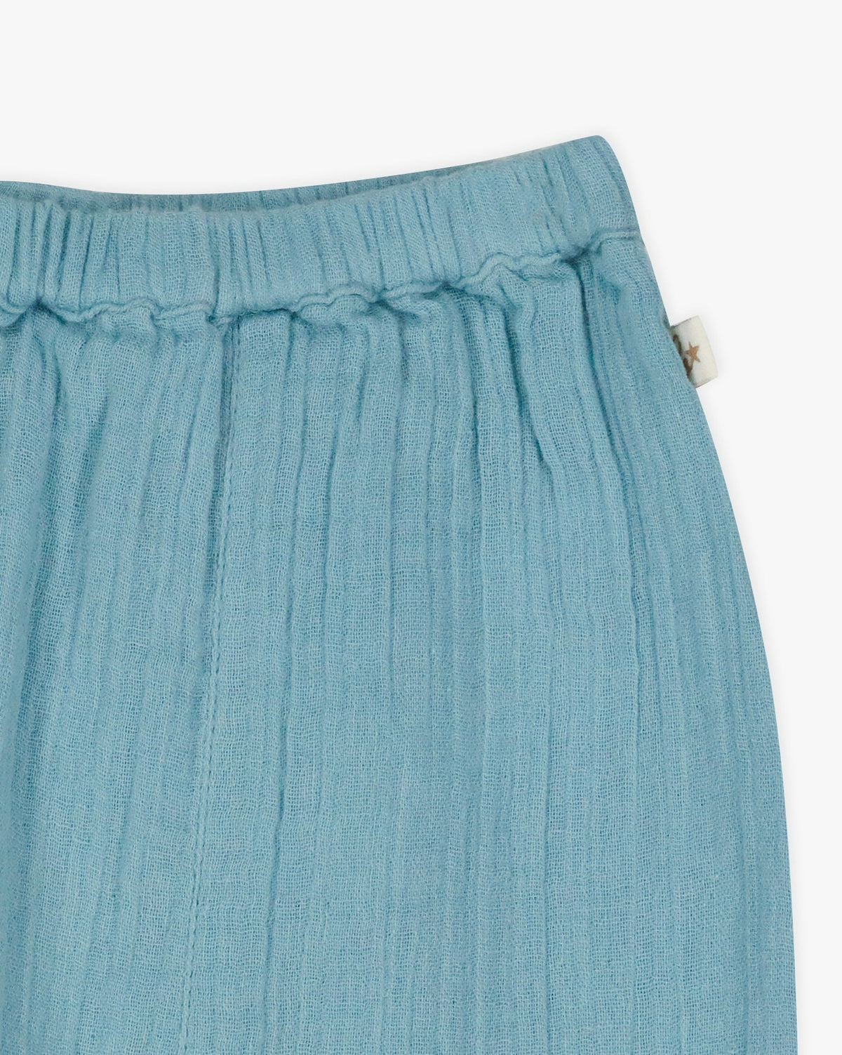 Laos cotton trousers - Fish Blue