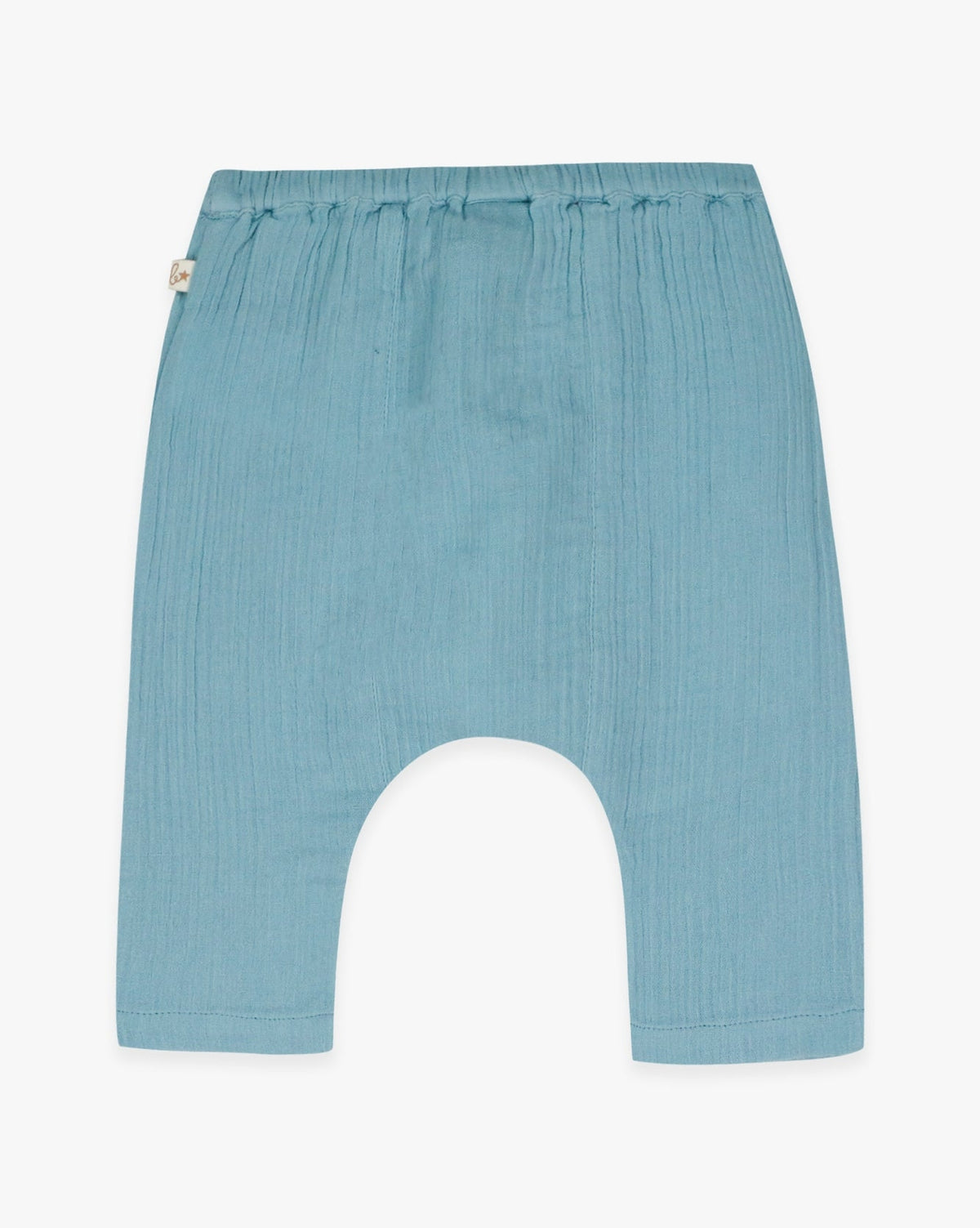 Laos cotton trousers - Fish Blue