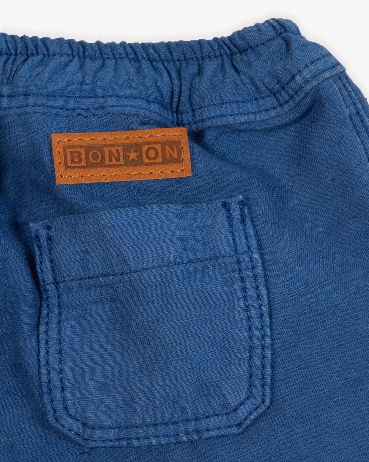 Pantalon Lucky en coton - Bleu Méditerranée