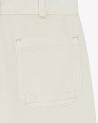 Lakikho cotton trousers - Ecru Bonton