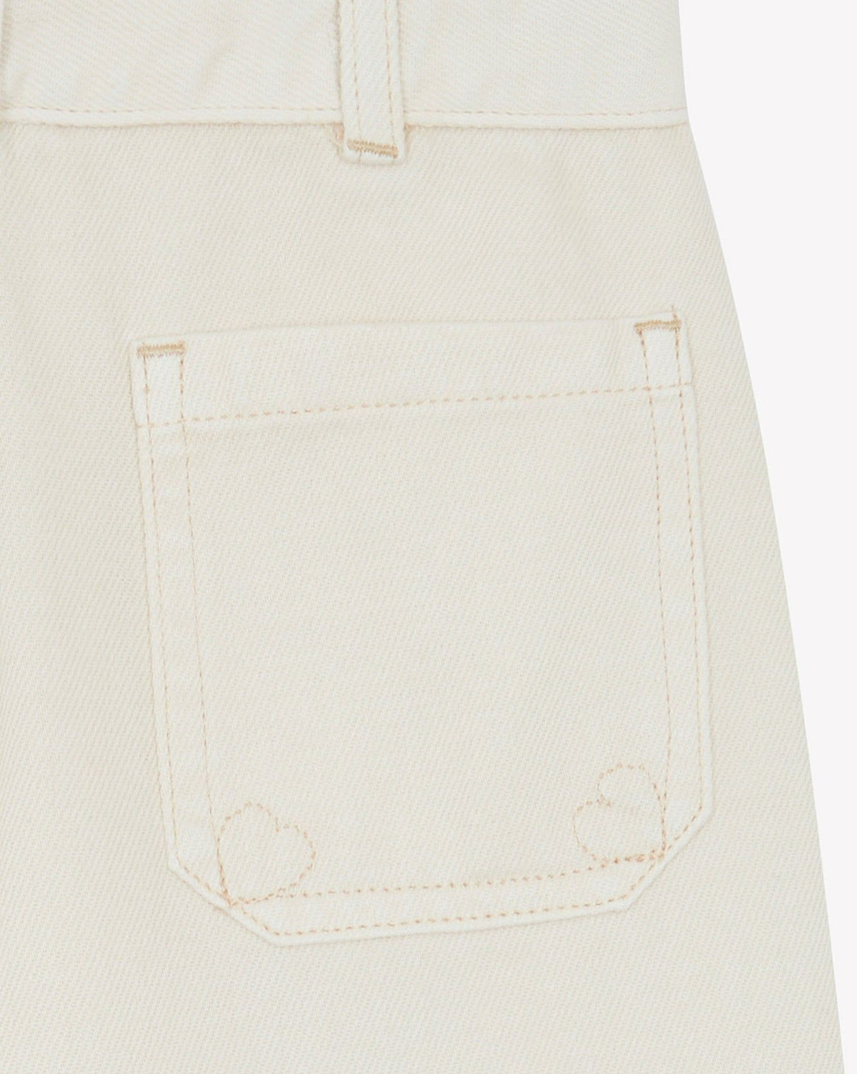 Lakikho cotton trousers - Ecru Bonton
