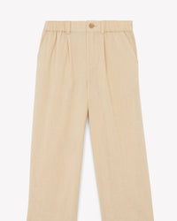 Pantalon Luck en coton - Beige Sieste