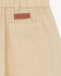 Pantalon Luck en coton - Beige Sieste