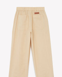 Pantalon Luck en coton - Beige Sieste