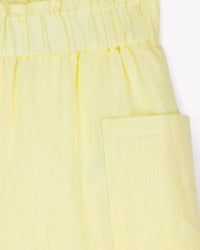 Liocha cotton trousers - Limoncello