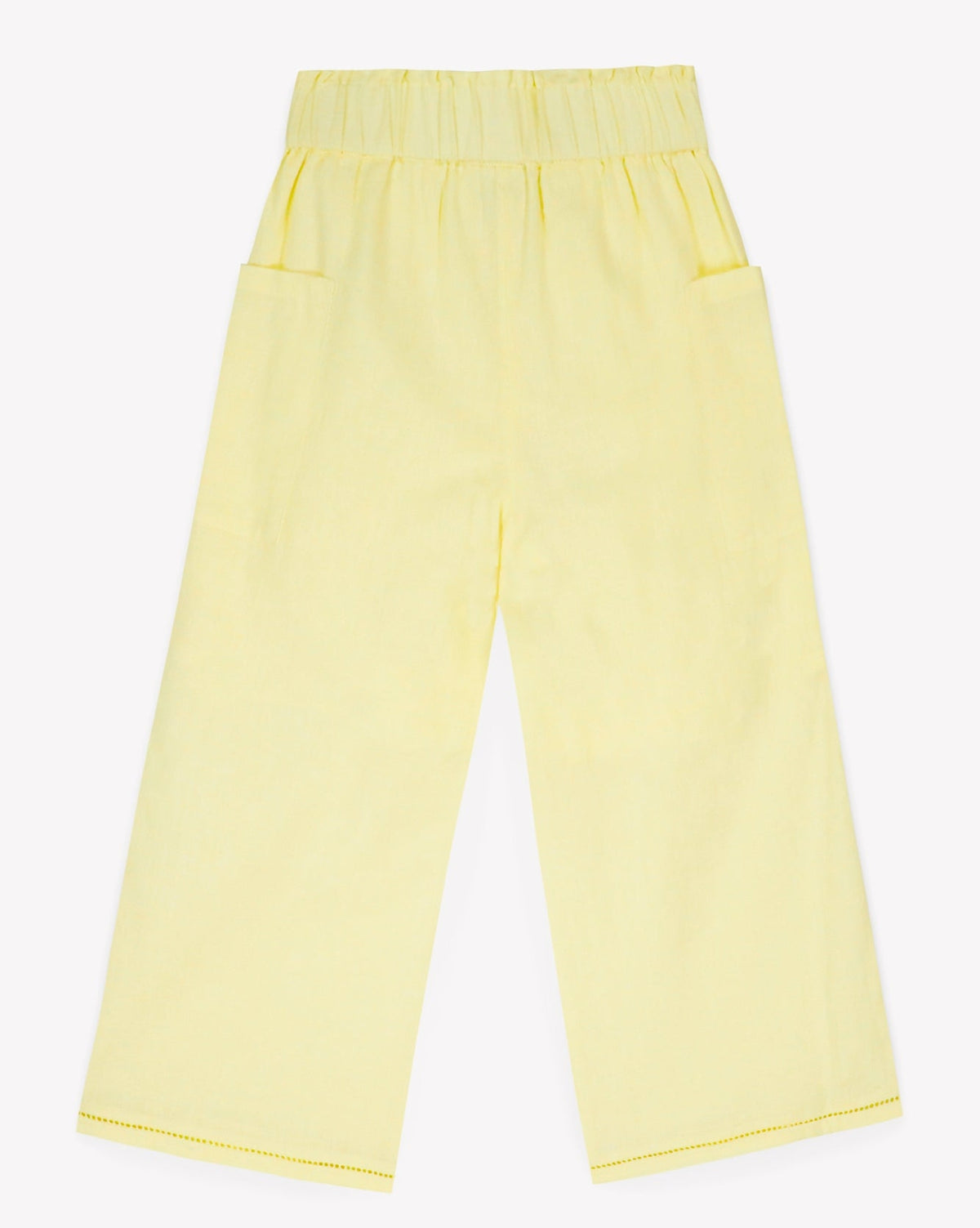 Liocha cotton trousers - Limoncello