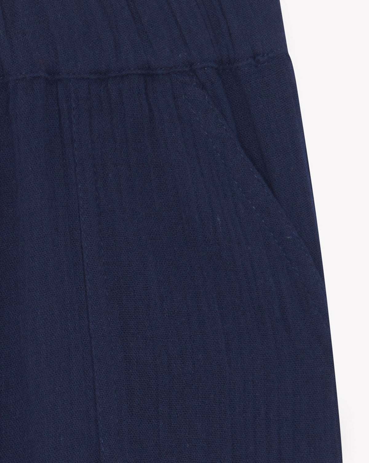 Pantalon Batcha en coton - Bleu Nuit