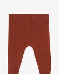 Paminot woollen leggings - Nocciolata