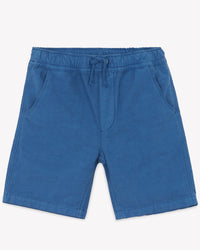 Short Lyon en coton - Bleu Méditerranée