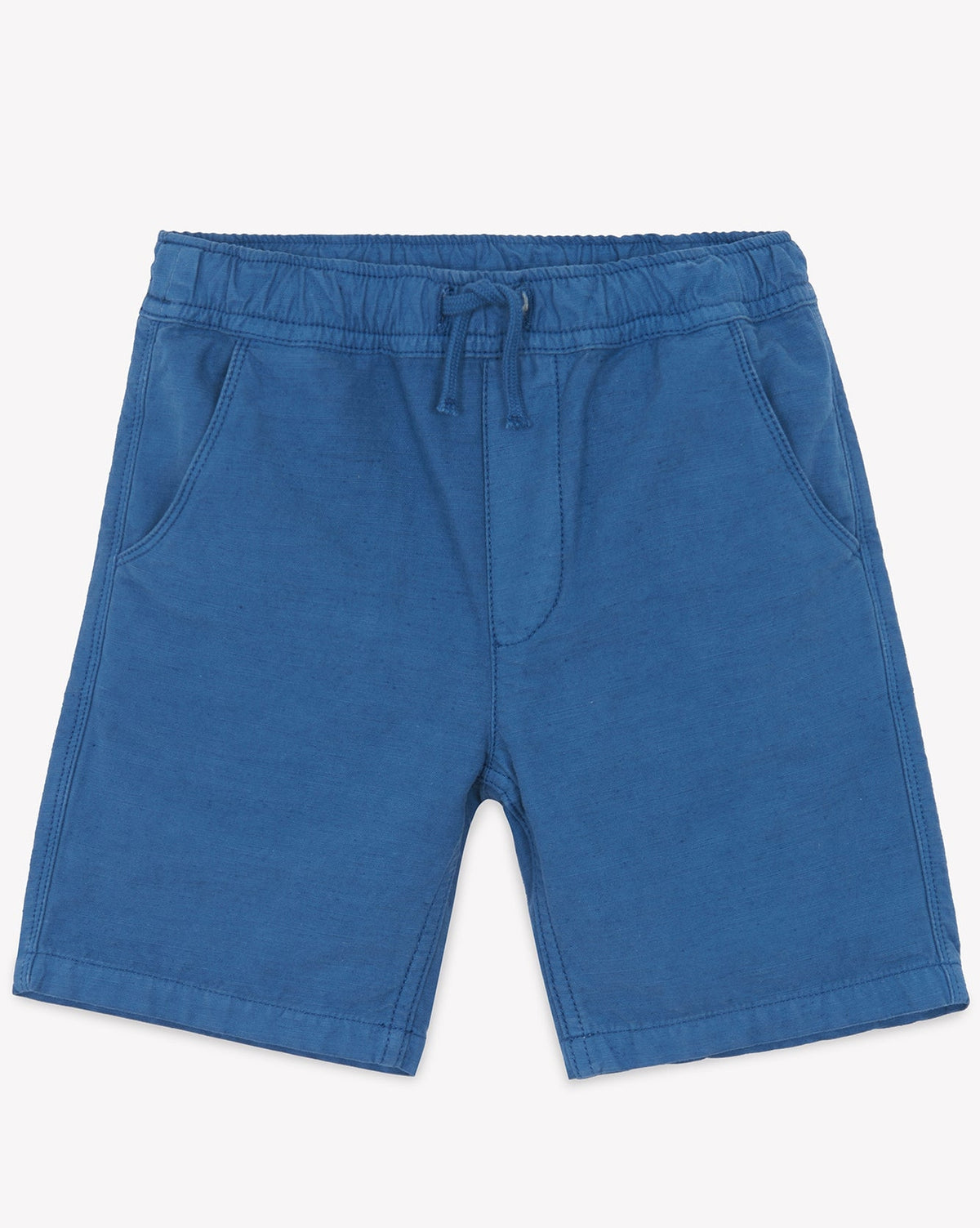 Short Lyon en coton - Bleu Méditerranée