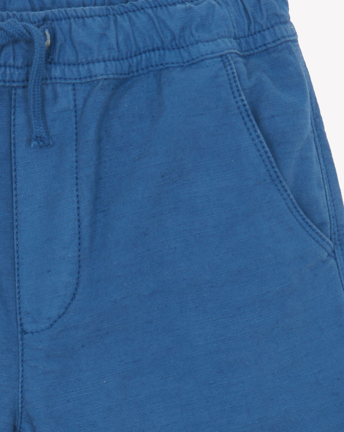 Short Lyon en coton - Bleu Méditerranée