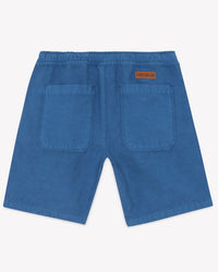 Short Lyon en coton - Bleu Méditerranée