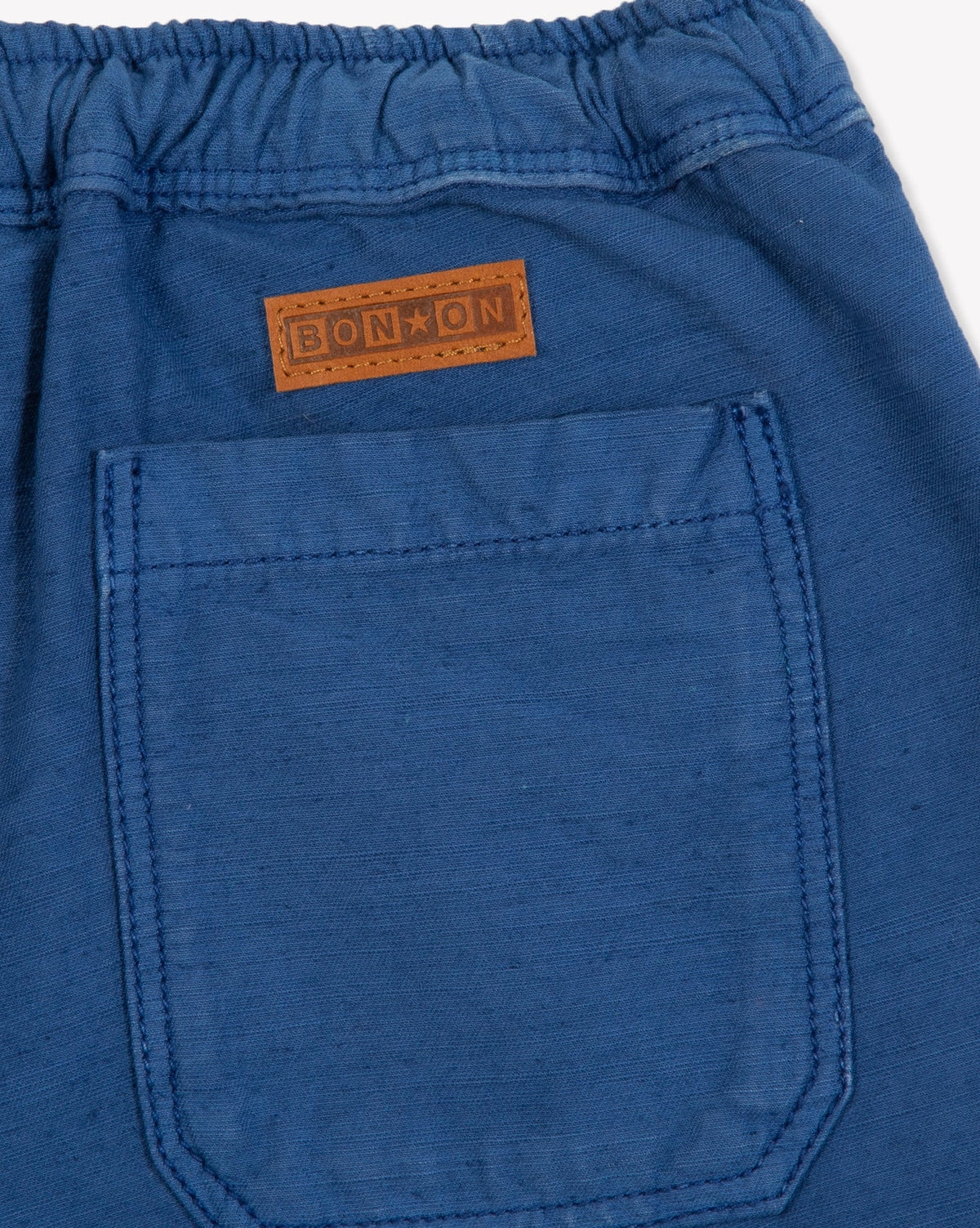 Short Lyon en coton - Bleu Méditerranée