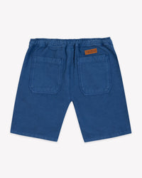Short Lyon en coton - Bleu Méditerranée