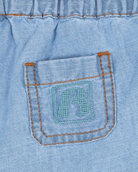 Lyon cotton shorts - Light Chambray