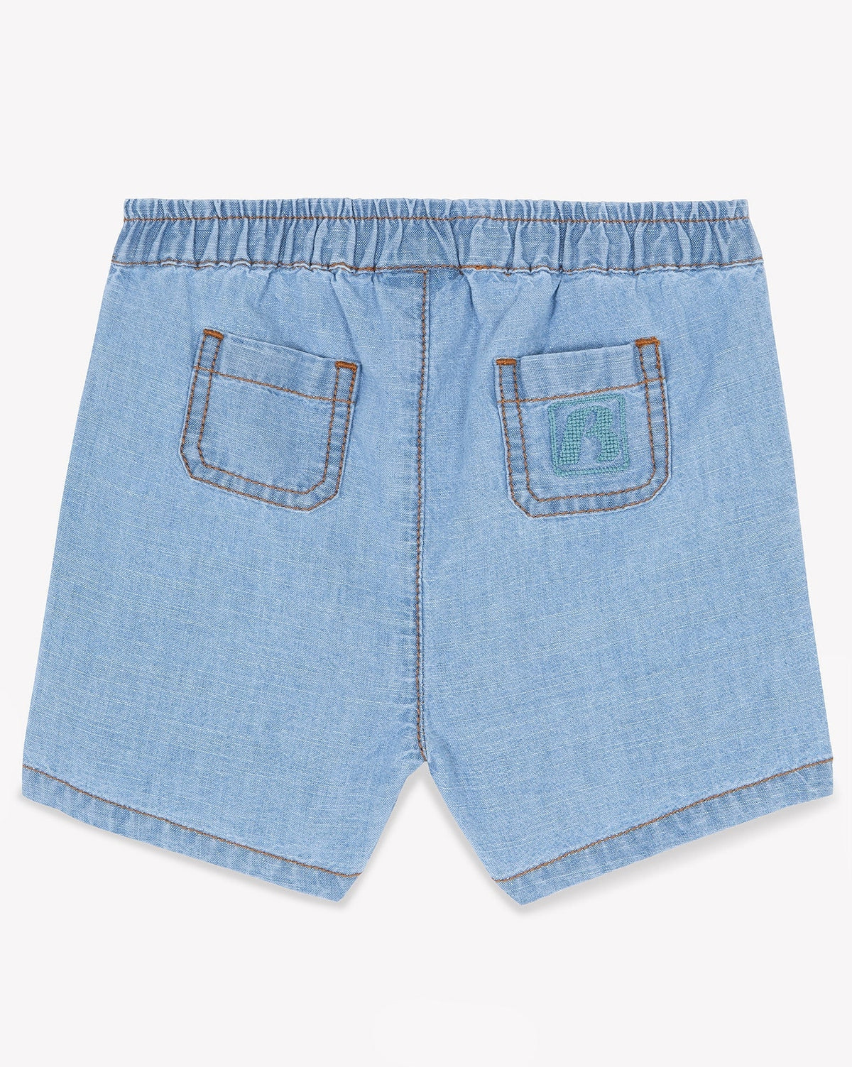 Lyon cotton shorts - Light Chambray