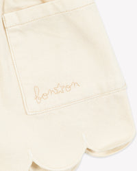 Lassi cotton shorts - Ecru Bonton