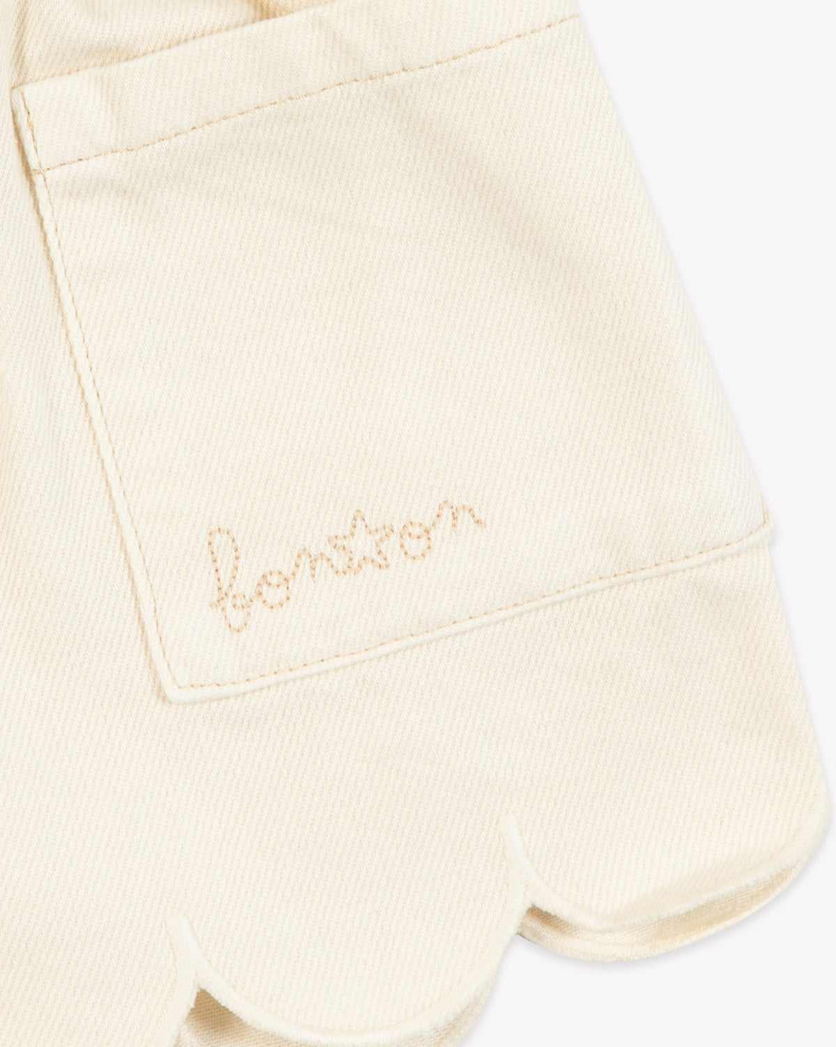 Lassi cotton shorts - Ecru Bonton