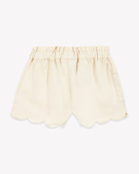 Lassi cotton shorts - Ecru Bonton