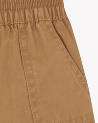 Short Lani en coton - Beige Teddy