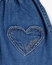 Jupe Douchka en coton - Denim