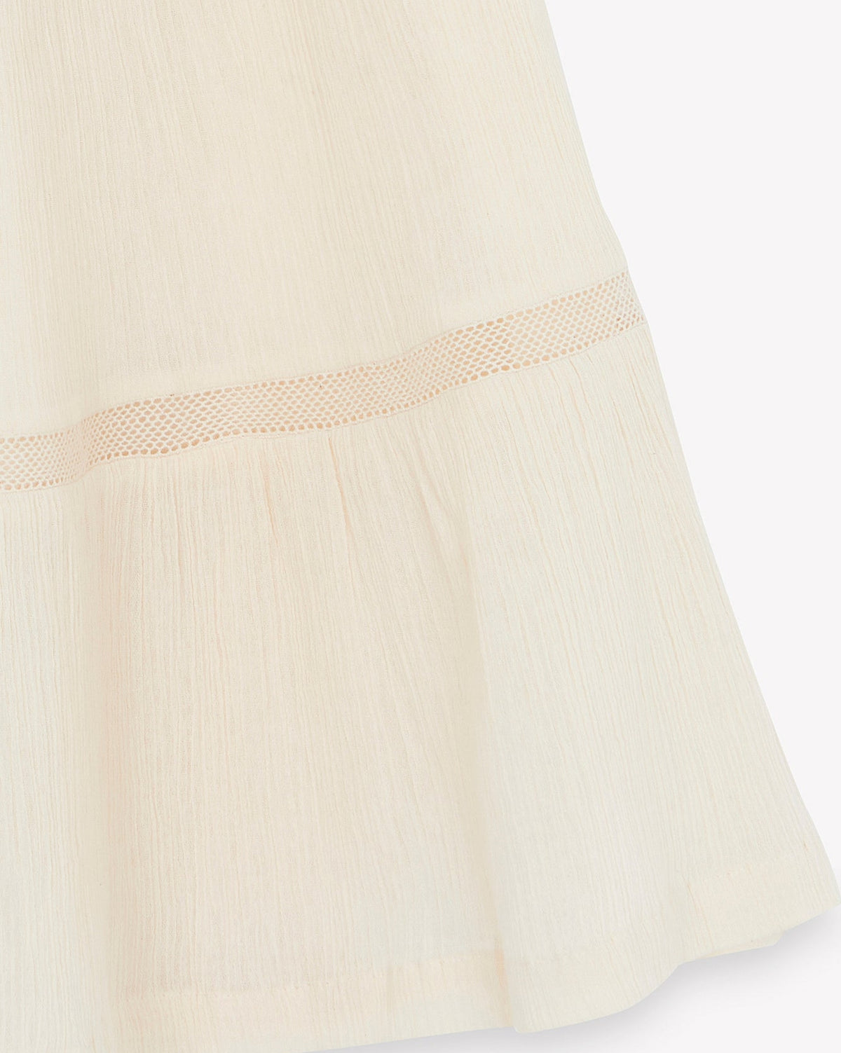 Jupe Céline en coton - Pannacotta