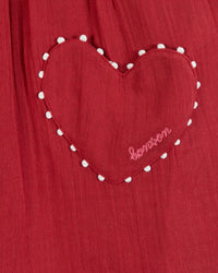 Jupe Douchka en coton - Rose Vespa