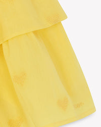 Jupe Bali en coton - Citron