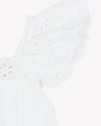Laure cotton dress - Ecru Bonton