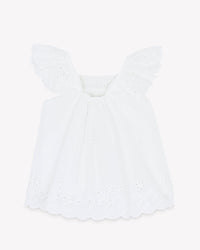 Laure cotton dress - Ecru Bonton