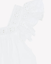 Laura cotton dress - Ecru Bonton