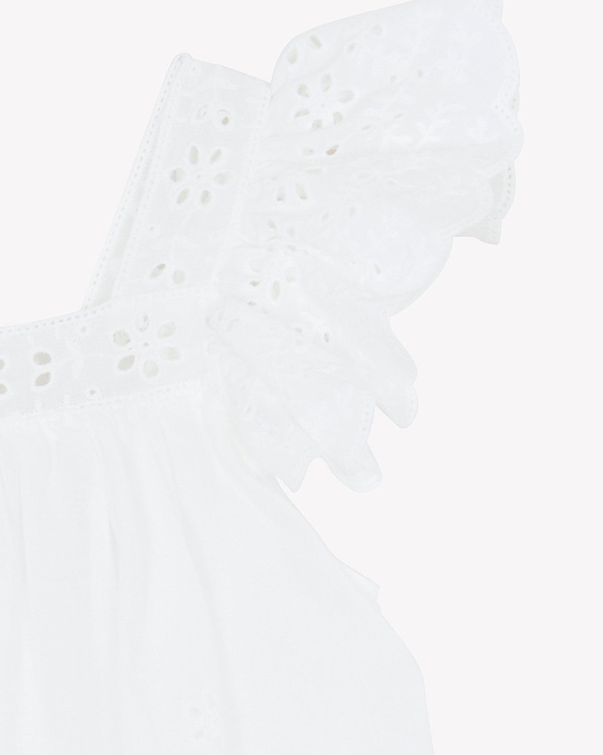 Laura cotton dress - Ecru Bonton