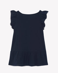 Robe Loukoum en coton - Navy Bonton