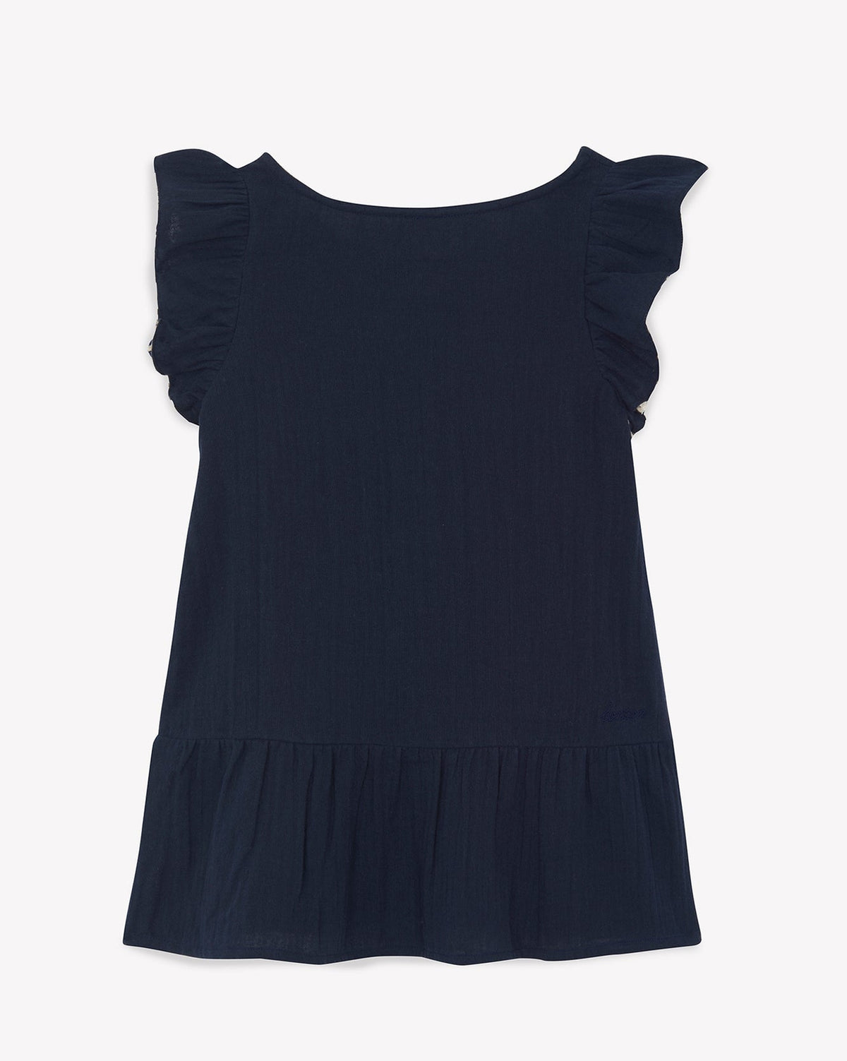 Robe Loukoum en coton - Navy Bonton